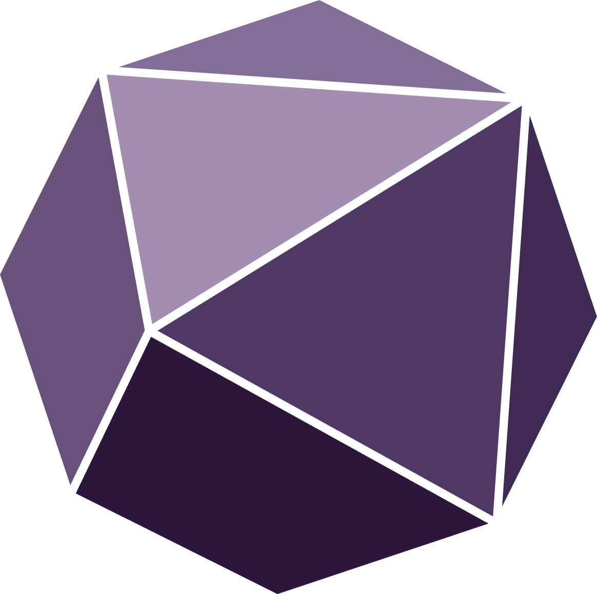 Octagon Icon Violet